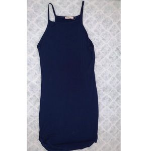 Dark blue dress